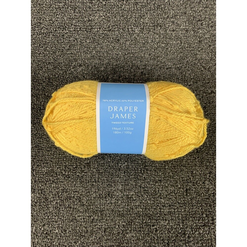 Draper James Tweed Texture Solar Power 196yd 3.52oz Yarn New Rare